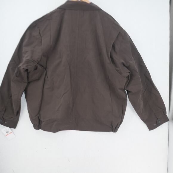 NEW London Fog Tall Men's 3XT Auburn Lightweight Golf Jacket  Dark Brown - Picture 12 of 13